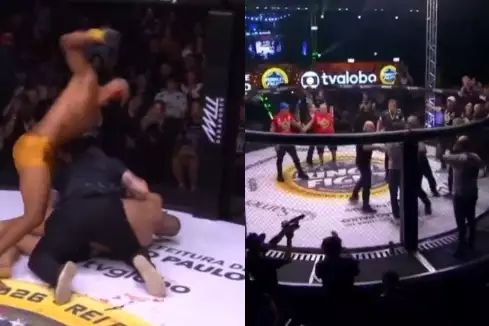 VIDEO: Divočina v Brazílii! Vítěz nechtěl pustit submisi a rozpoutal peklo