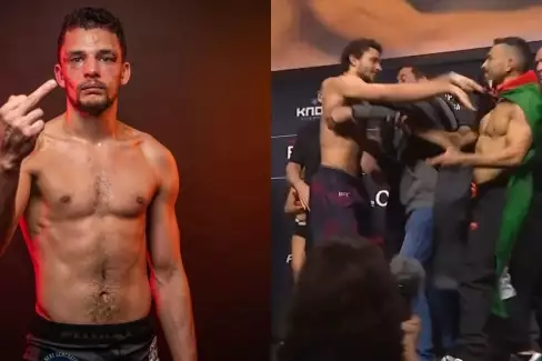 VIDEO: Nedá si pokoj! Shem Rock řádil na veřejném UFC vážení