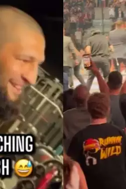 Vlk Khamzat reaguje na hromadnou potyčku, kterou rozpoutal kamarád Tsarukyan