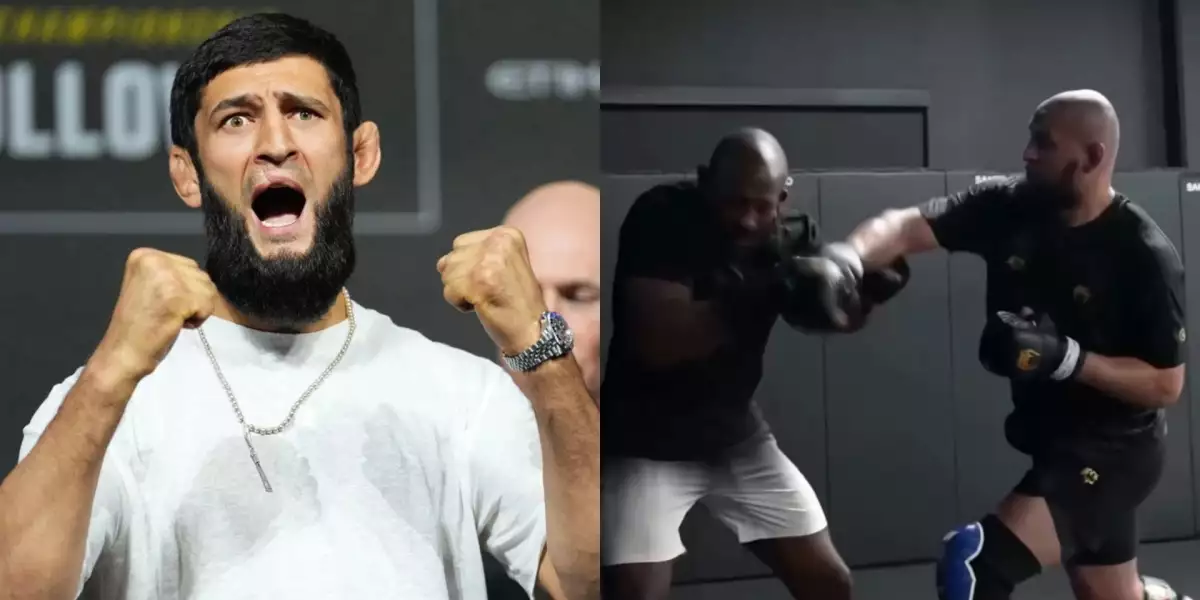 VIDEO: Podívejte se, jak neporažený Chimaev poslal Rountreeho do kolen!