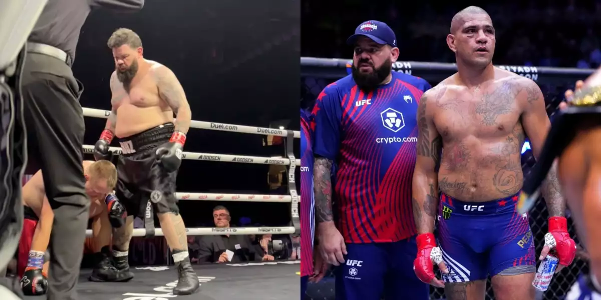 VIDEO: Trenér Alexe Pereiry řádil v ringu! Soupeře brutálně ukončil