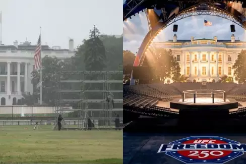 Stavba začala! UFC odhalilo nový vizuál, jak bude vypadat akce v Bílém domě