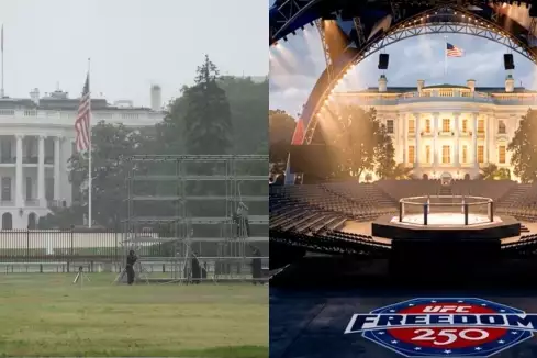 Stavba začala! UFC odhalilo nový vizuál, jak bude vypadat akce v Bílém domě