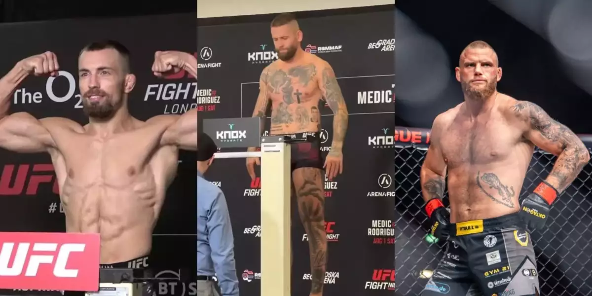 UFC Bělehrad - Vážení: Jak si vedli OKTAGON veteráni Klein, Čepo a Poppeck?