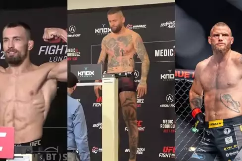 UFC Bělehrad - Vážení: Jak si vedli OKTAGON veteráni Klein, Čepo a Poppeck?
