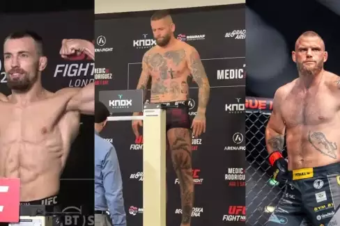 UFC Bělehrad - Vážení: Jak si vedli OKTAGON veteráni Klein, Čepo a Poppeck?