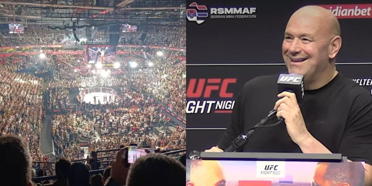 UFC opět přepsalo historii! Bělehrad hlásí rekord, jaký aréna ještě nezažila