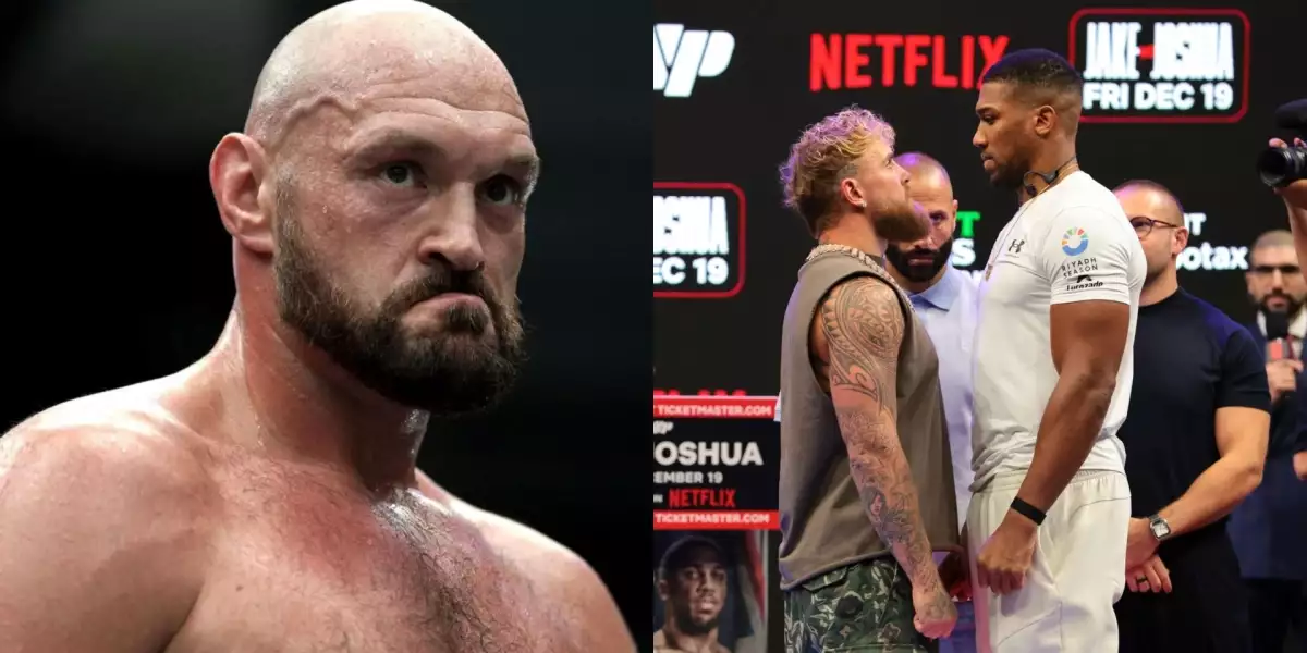Legendární Tyson Fury se ostře opřel do Joshuy za jeho zápas s Paulem