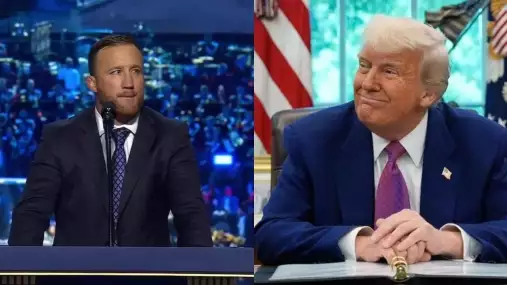 Z oktagonu do politiky! Šampion Gaethje vystoupil po boku Trumpa