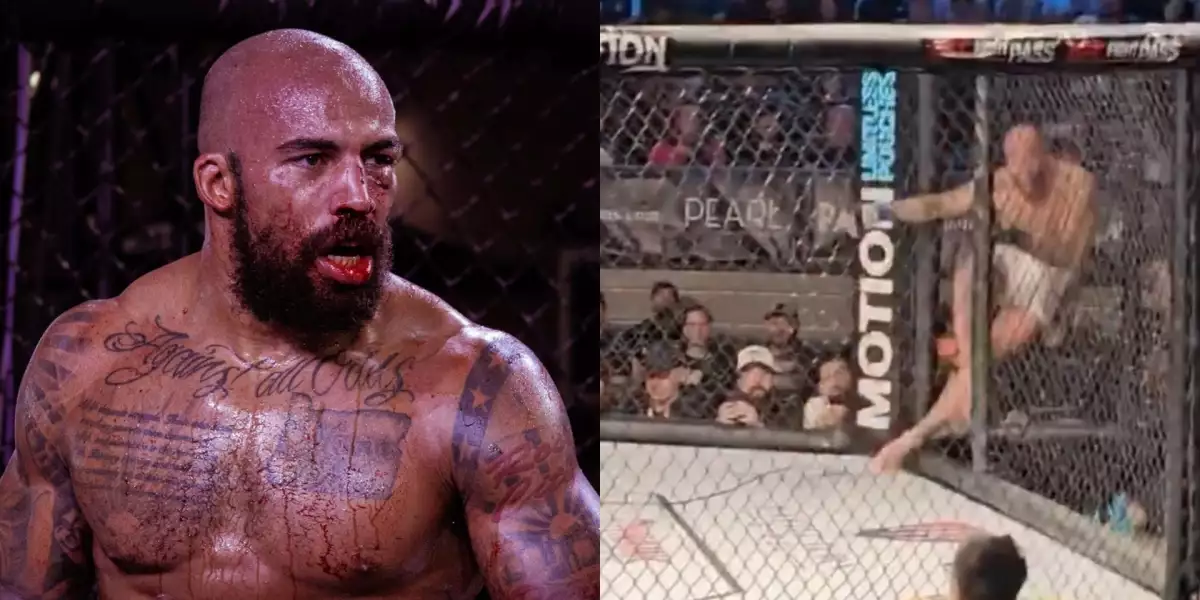 VIDEO: Krutý večer! Nejdřív vypadl z oktagonu a pak dostal tvrdé KO