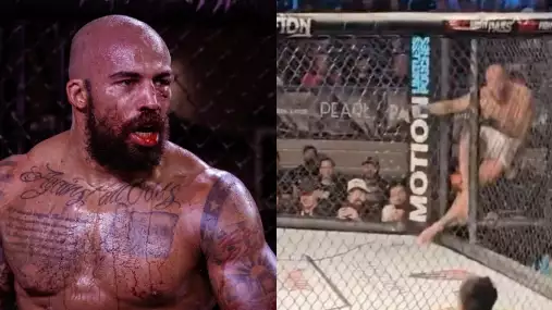 VIDEO: Krutý večer! Nejdřív vypadl z oktagonu a pak dostal tvrdé KO