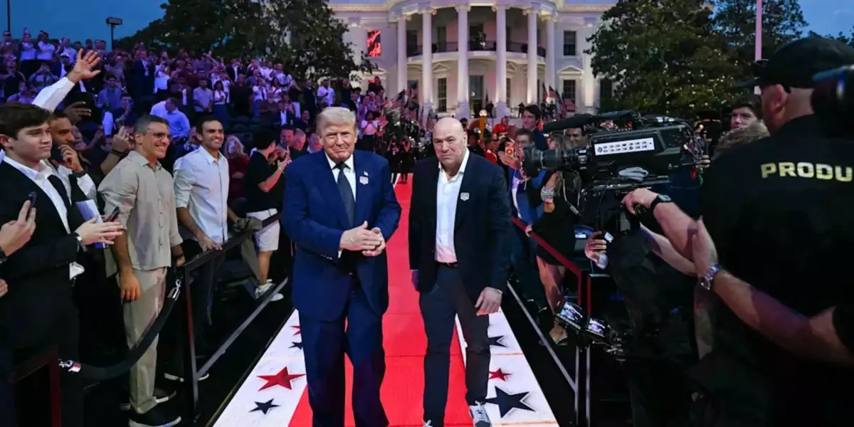To je hrozné! Kvůli čemu zuřil prezident Trump před UFC v Bílém domě?