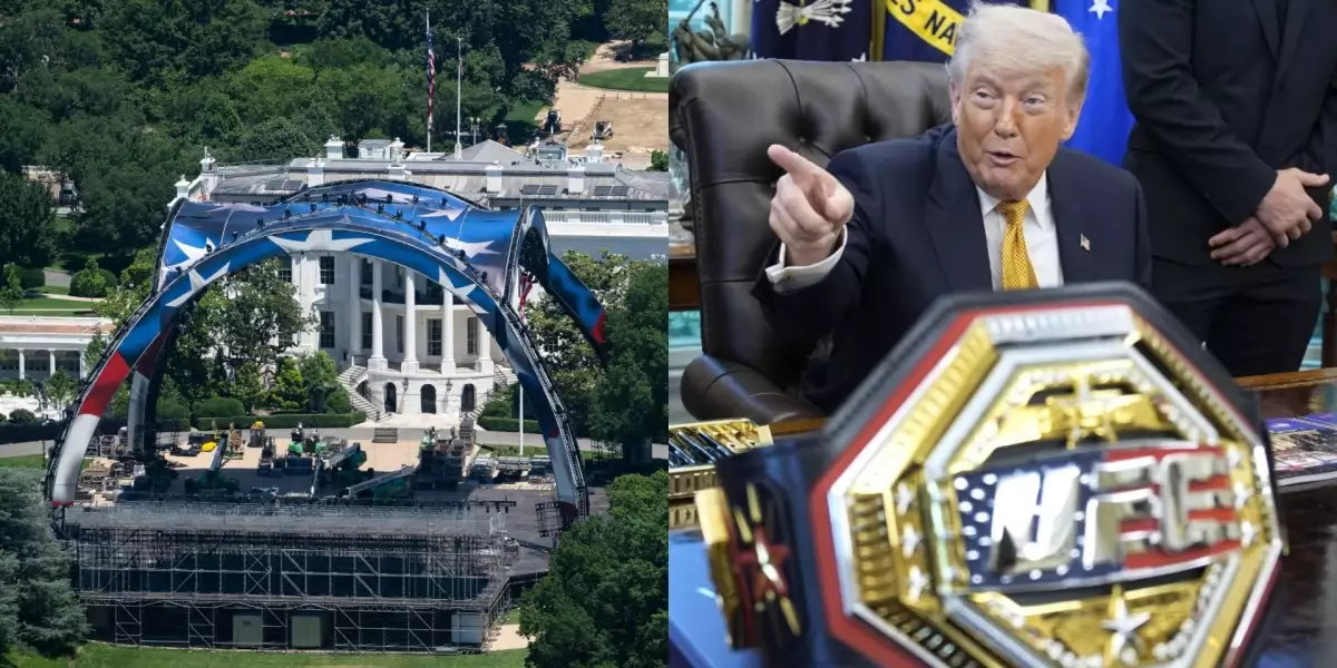 Prezident Trump opět překvapil! Zůstane UFC aréna před Bílým domem natrvalo?