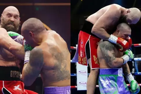 VIDEO: Ukrajinec Oleksandr Usyk ovládl i druhou bitvu s Tysonem Furym