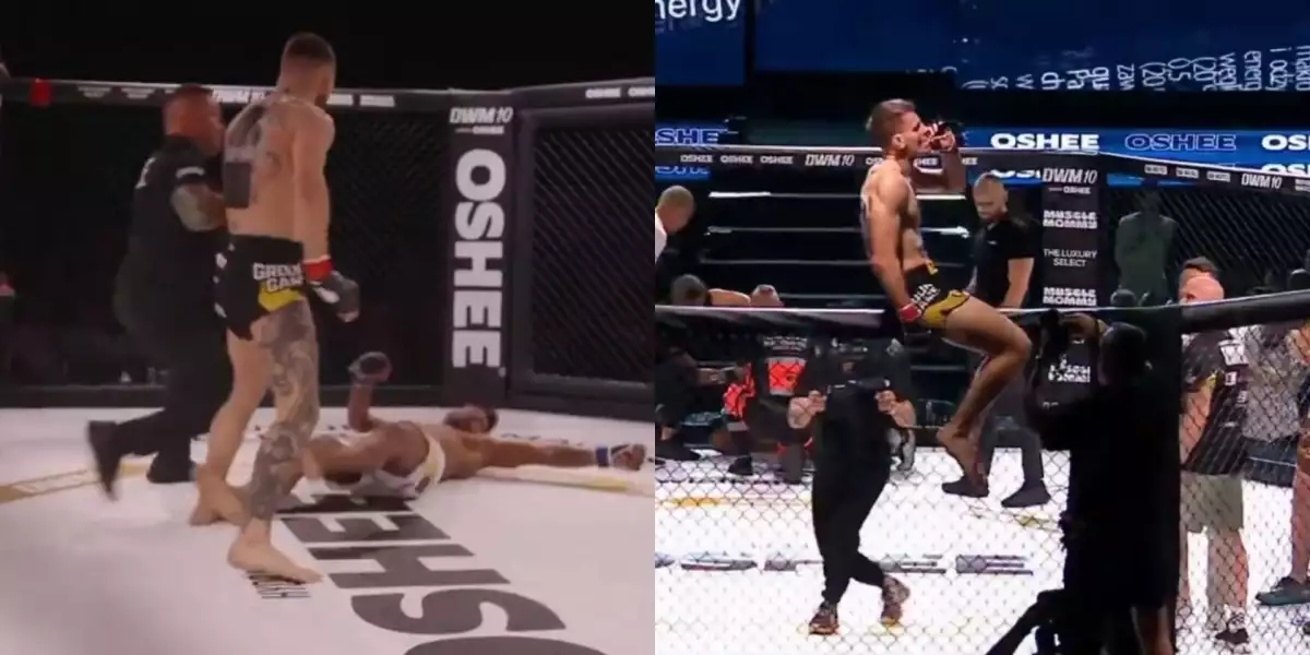 VIDEO: Šílené kombo a brko na kleci! Polská MMA akce obletěla celý svět