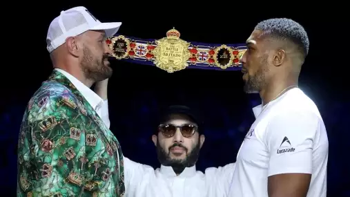 VIDEO: Tyson Fury a Anthony Joshua se poprvé střetli tváří v tvář!