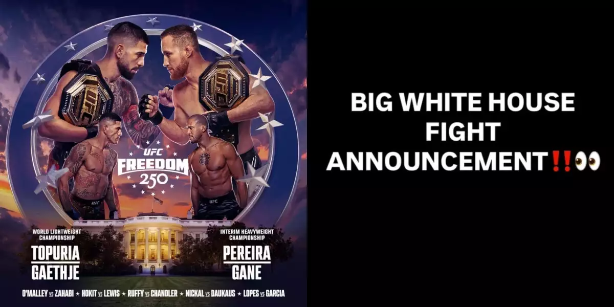 Neporažený bojovník naznačuje velkou změnu na galavečeru UFC v Bílém domě!