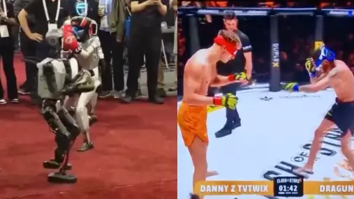 RoboDrop! První mistrovství v boxu robotů chvílemi vypadalo jak bitva slepých z Clash