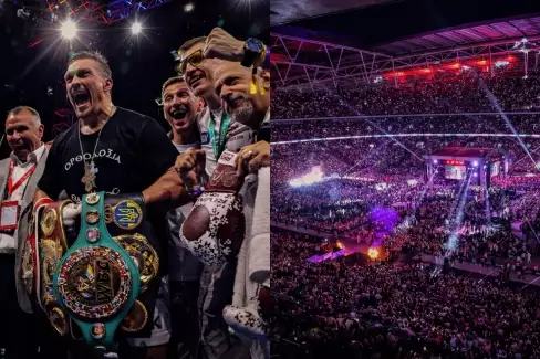 VIDEO: Tvrdé KO! Fenomenální Usyk ukončil Duboise před 90 000 fanoušky!