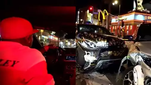 Hvězda UFC měla během streamu vážnou autonehodu! Range Rover skončil na odpis