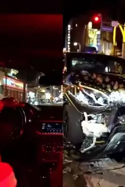 Hvězda UFC měla během streamu vážnou autonehodu! Range Rover skončil na odpis