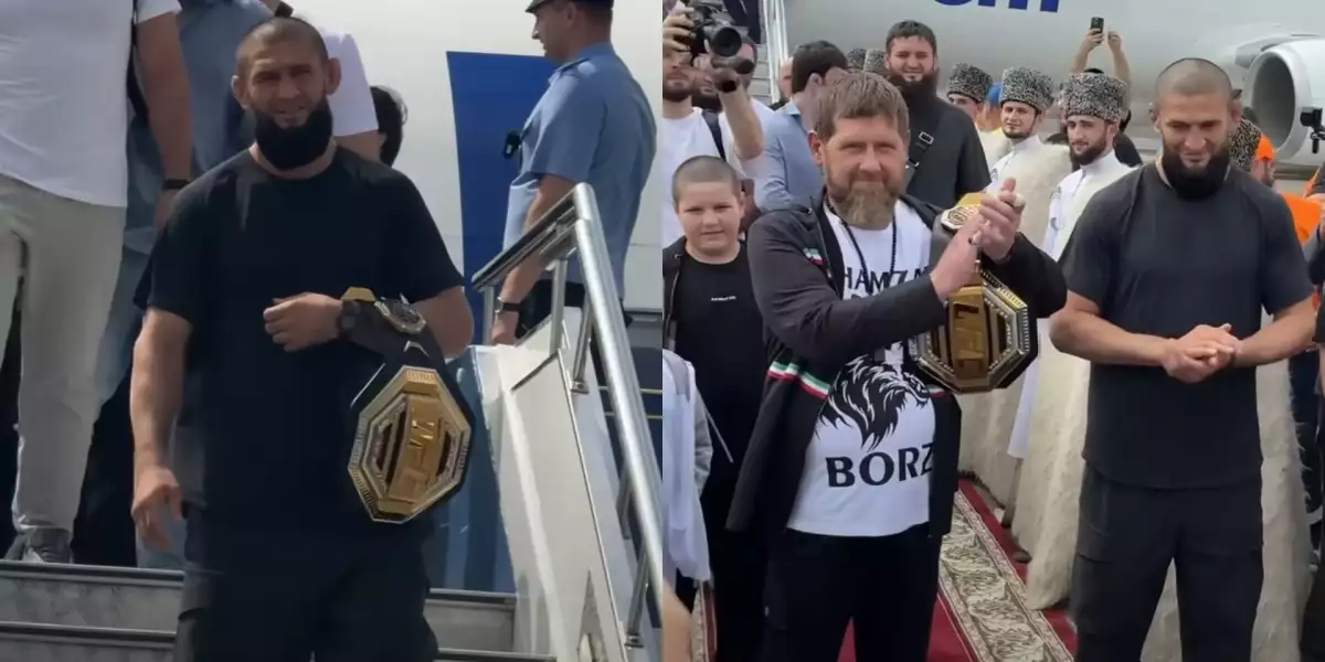Hnůj! Kadyrov opět vyhrožoval Ukrajině! Pak mu Chimaev poslušně odevzdal pás