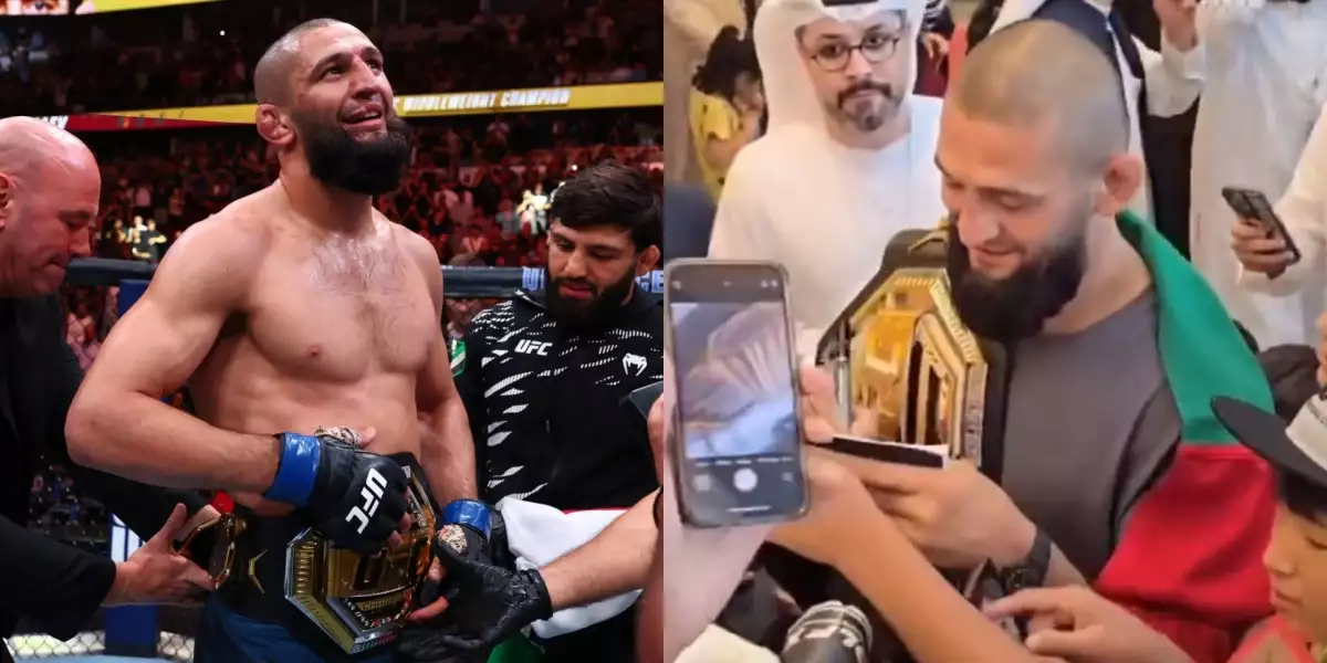 VIDEO: Khamzat je doma! Na letišti v Abú Dhabí se dočkal vřelého přivítání