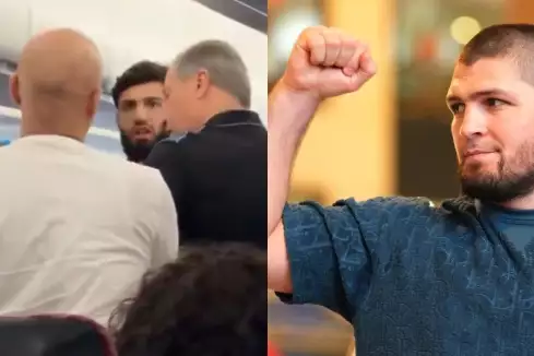 VIDEO: Arman Tsarukyan napodobil Nurmagomedova! Byl vyhozen z letadla