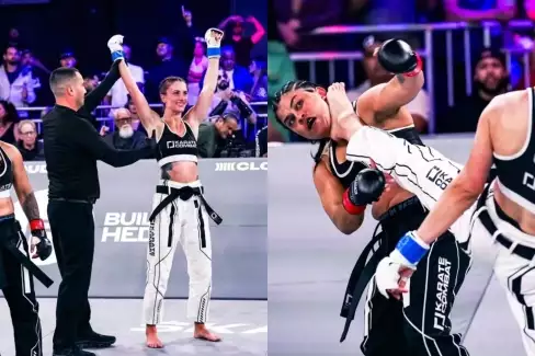 Monika Chochlíková reaguje na premiérové vítězství v Karate Combat