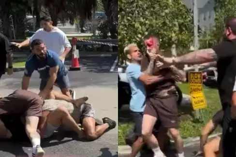 VIDEO: Hromadná rvačka před turnajem KC! Do akce šel i trenér Alexe Pereiry