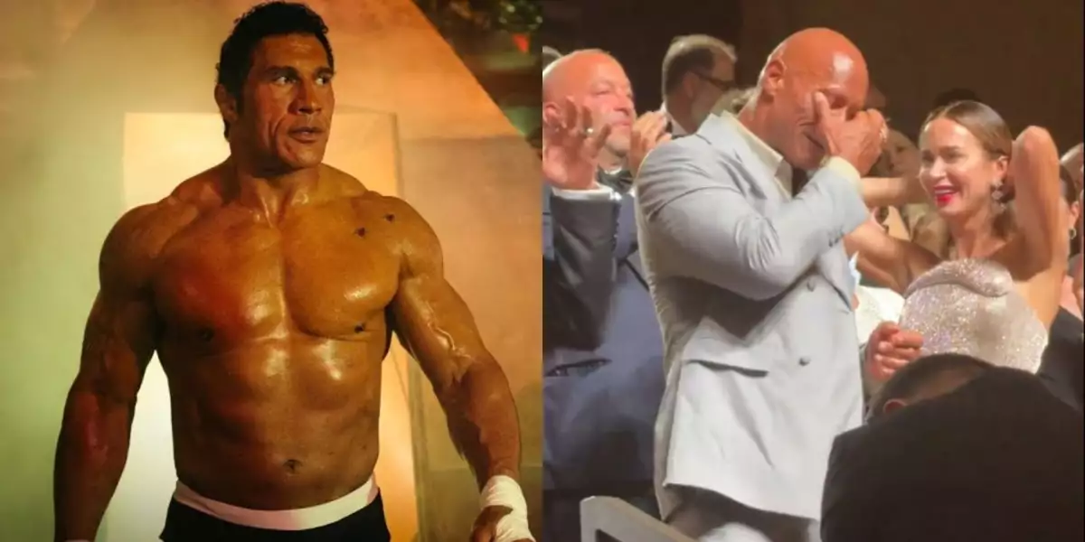 VIDEO: Dwayne Johnson a Mark Kerr skončili se slzami v očích