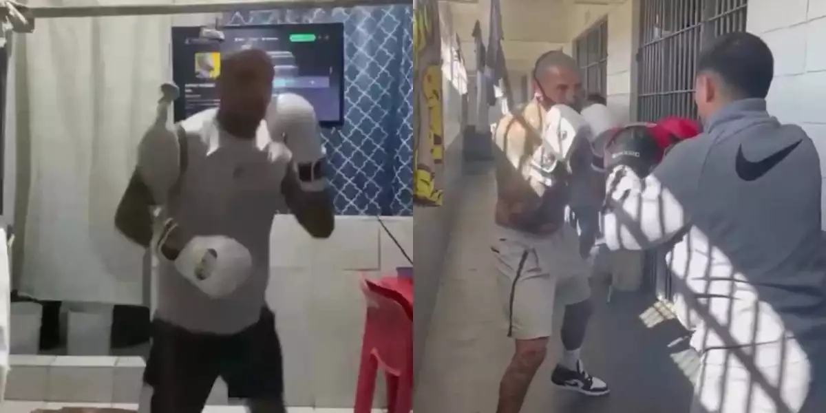 VIDEO: UFC zápasník byl v tichosti zatčen, ale nyní se pochlubil vezeňským tréninkem