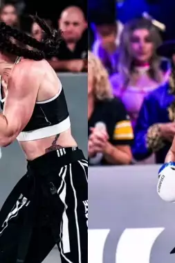 Monika Chochlíková reaguje na porážku v titulovém zápase Karate Combat