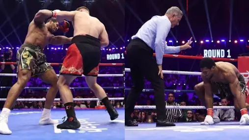 VIDEO: Ty blázne! Bývalý šampion Anthony Joshua přežil dva knockdowny
