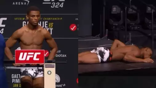 VIDEO: Děsivé záběry na važení před UFC 324 - zápasník ihned zkolaboval