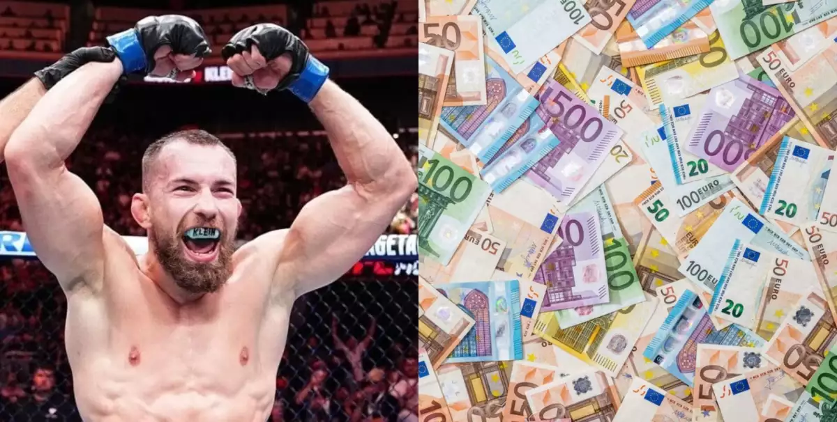 Lajoš Klein se pochlubil, jak si v lize mistrů UFC finančně polepšil