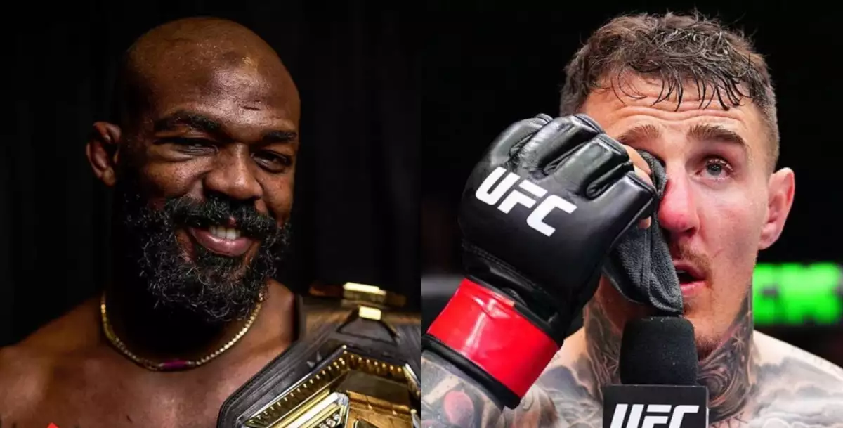 Jon Jones se dál s gustem vysmívá dloubnutému rivalovi Aspinallovi