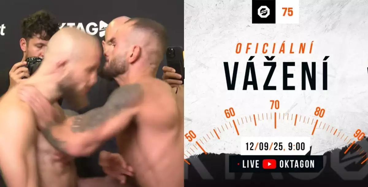 Vážení před turnajem OKTAGON 75 nabídlo něco, co tu dlouho nebylo
