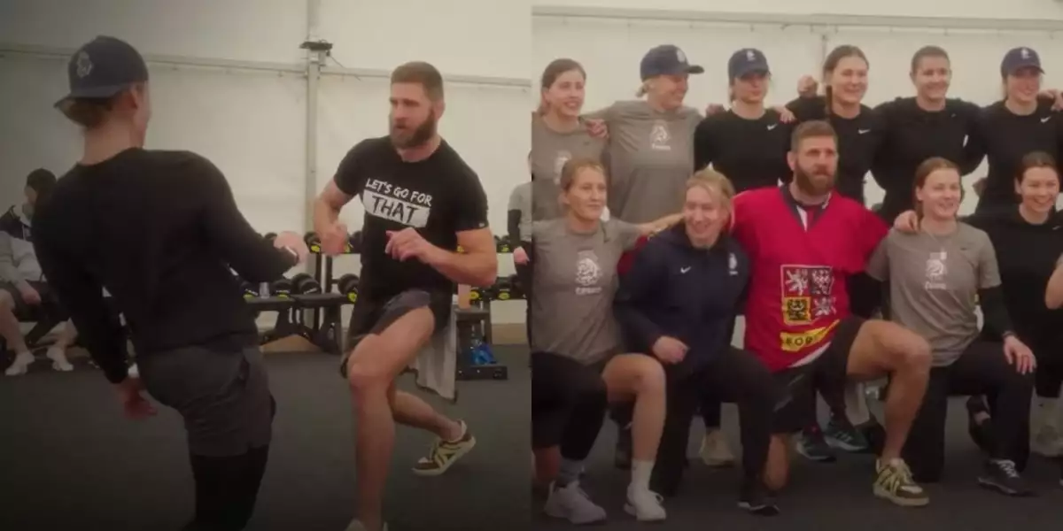 VIDEO: Jiří Procházka dal do těla českým hokejistkám, které čeká MS