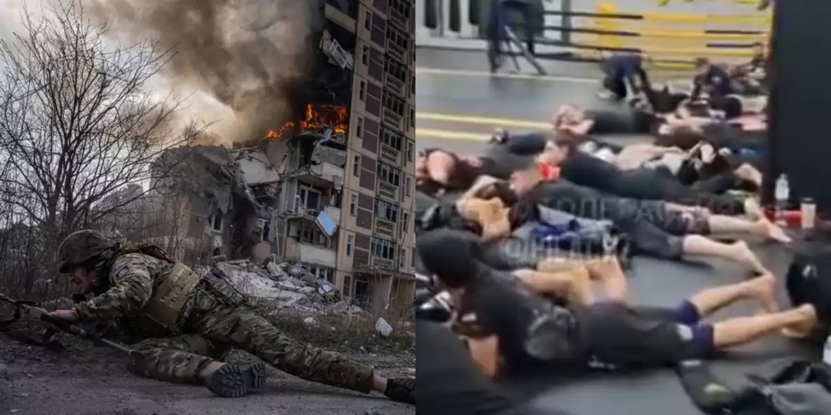 Ruští policisté a speciálové vtrhli do MMA gymu! Bojovníci budou posláni do války