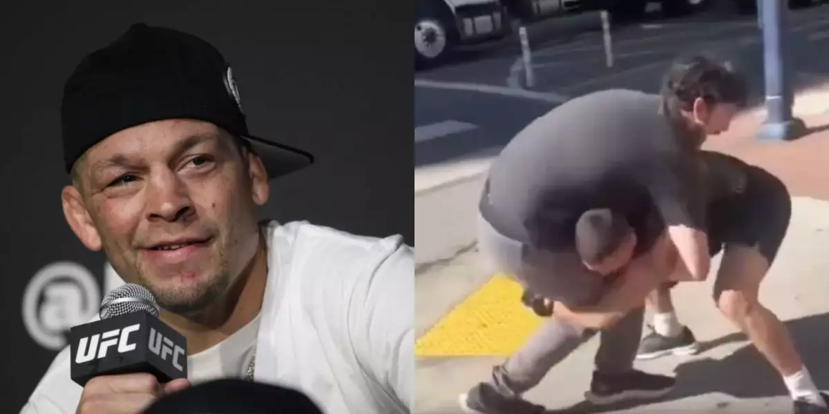VIDEO: Fanoušek chtěl podepsat rukavice! Nate Diaz se s ním popral
