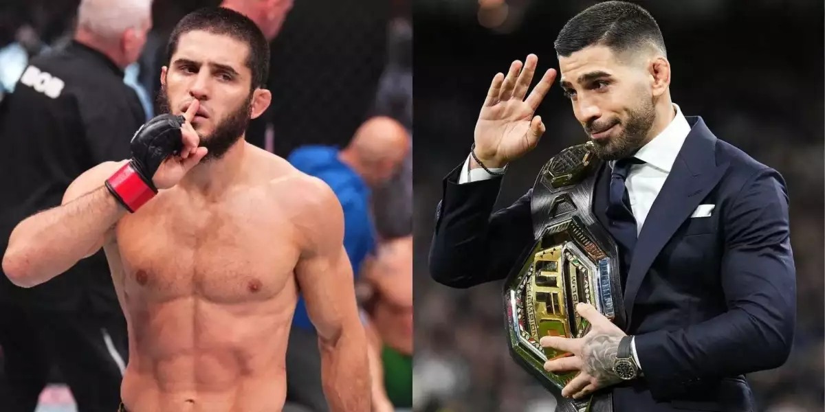 Šampion Islam Makhachev reaguje na možný mega zápas s Topuriou